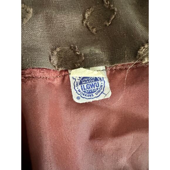 Vintage 60s Brown Voile Pleated Dress Mod Groovy Indie Alternative Punk Festival - Picture 8 of 14